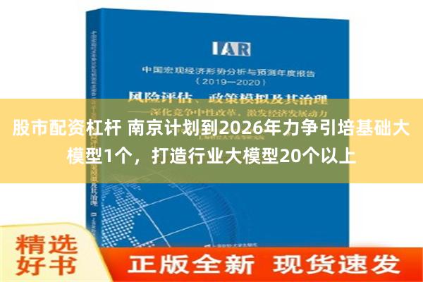 股市配资杠杆 南京计划到2026年力争引培基础大模型1个，打造行业大模型20个以上