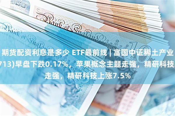 期货配资利息是多少 ETF最前线 | 富国中证稀土产业ETF(159713)早盘下跌0.17%，苹果概念主题走强，精研科技上涨7.5%