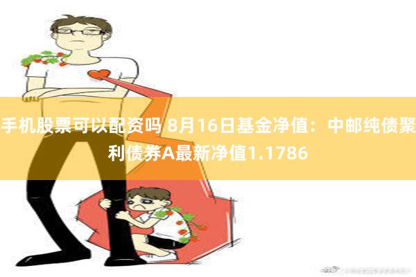 手机股票可以配资吗 8月16日基金净值：中邮纯债聚利债券A最新净值1.1786